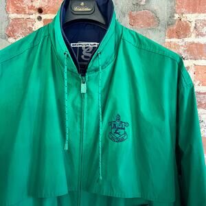 VTG Sea Island Gear Green Jacket XL 26x28